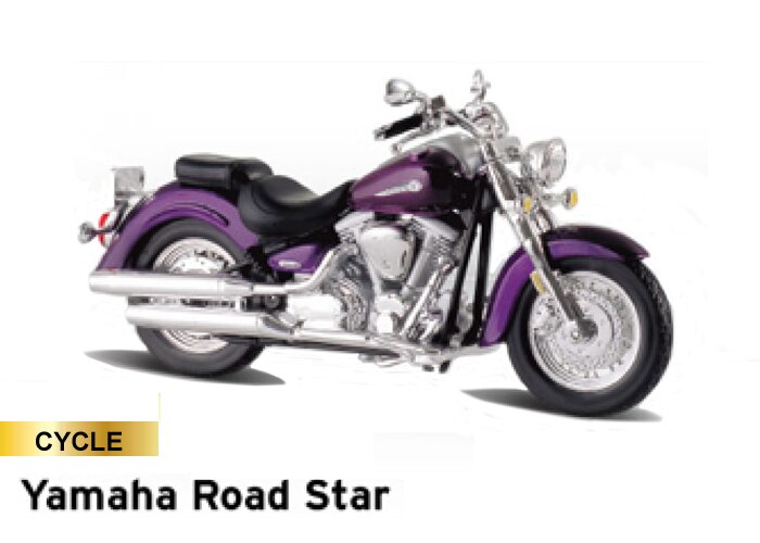 модель YAMAHA Road Star (чёрный)